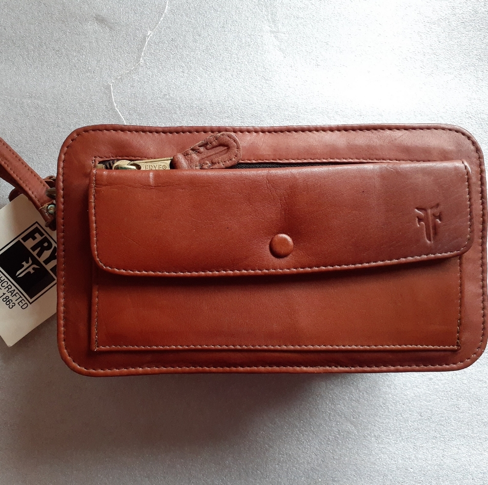 Vintage Frye Leather Wristlet Vintage Bag NOS New Tags